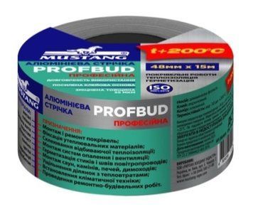 Алюминиевая лента профессиональная profbud mustang 48мм*15м BAL4815 фото