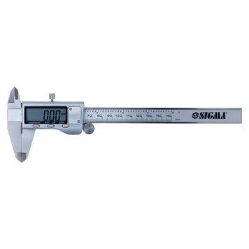 Штангенциркуль цифровий Profi 150мм точність &plusmn;0.02мм (пенал) SIGMA (3923011) 3923011 фото