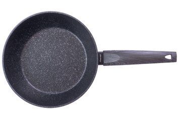Сковорода антипригарна Kamille - 240 мм Black Marble глибока (4134) 000074302 фото