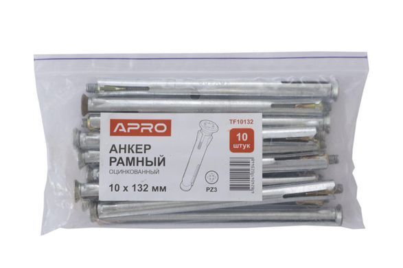Анкер рамний Apro - 10 x 132 мм (10 шт.) TF10132 (TF10132) 000070364 фото