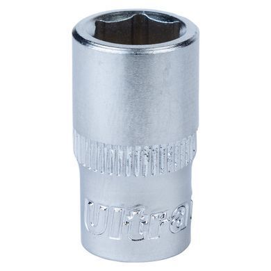 Насадка шестигранна коротка 1/4" 9мм CrV ULTRA (6060092) 6060092 фото