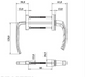 Балконный гарнитур ассиметричный Astex ANTEY BHS 1/3 белый RAL 9016 BHS 1/3 (33) RAL 9016(BHS.01.01)Д фото 2