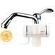 Кран-водонагрівач проточний LZ 3.0кВт 0.4-5бар для раковини гусак вигнутий довгий на гайці AQUATICA LZ-5A211W (9795013) 9795013 фото 2