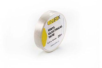 Лента изоляционная Unifix - 18 x 0,17 мм x 20 м белая 10 шт. 000078038 фото