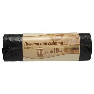 Пакеты для мусора 160л/10шт черные GRAD (8427465) 8427465 фото