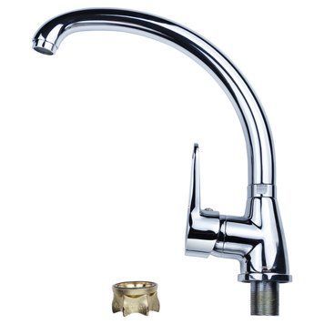Смеситель HL &Oslash;35 для кухни гусак ухо на гайке AQUATICA HL-4B130C (9734100) 9734100 фото