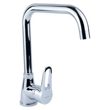 Смеситель HL &Oslash;35 для кухни Г-гусак на гайке AQUATICA HL-4B230C (9734110) 9734110 фото
