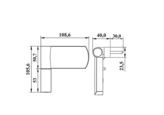 Петля дверная ASTEX АТ 27 до 140 кг белая AT27 RAL9016 фото