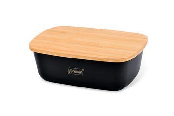 Хлібниця Maestro - 367 x 254 x 130мм чорна (MR-1776-BLACK) 000081860 фото