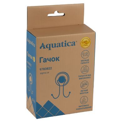 Гачки на вакуумних присосках s38 93&times;64&times;125мм AQUATICA (9783822) 9783822 фото
