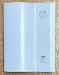 Ручка балконная алюминиевая Optima белая 00.TSA018.00.01-П фото