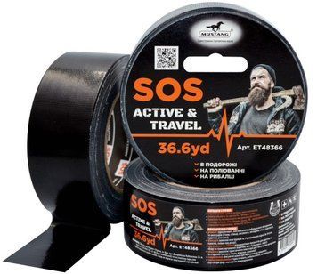 Клейкая лента s.o.s. active&travel mustang 48mm*36,6yard ET48366 фото