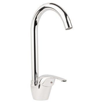 Смеситель s55 &Oslash;40 для кухни излив высокий ухо на гайке AQUATICA (9755100) 9755100 фото