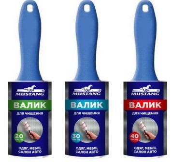 Валик для чищення mustang 20 листів (LR-1) LR-1 фото