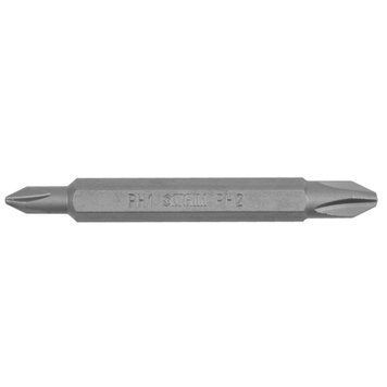 Набор бит двухсторонних PН1-PН2&times;65мм 1/4" 10шт S2 Chrome (лента) SIGMA (4011151) 4011151 фото