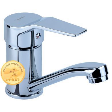Смеситель MJ &Oslash;40 для кухни гусак прямой 150мм на гайке AQUATICA MJ-1B135C (9744100) 9744100 фото