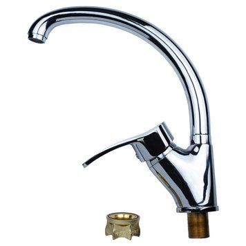 Смеситель ML &Oslash;40 для кухни гусак ухо лат. шток на гайке AQUATICA ML-4B441C (9746100) 9746100 фото