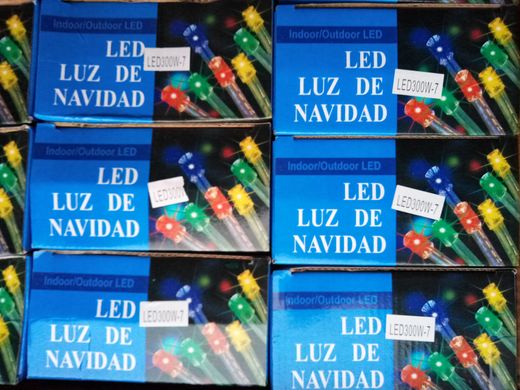 Новорічна світлодіодна гірлянда «Рубінка» 300LED синій Руб. 1237-02 фото