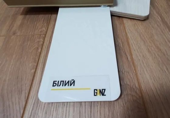 Підвіконня Ganz глянець білий 100x900мм П-G-Г-Б-100-0,9 фото
