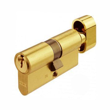 Цилиндр ключ/вороток ke50 mm z40/k40 матовая латунь KE50 MM Z40/K40 фото