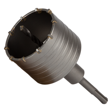 Коронка по бетону &Oslash;80&times;70мм 10 зубцов + хвостовик 110мм SDS-plus GRAD (1514405) 1514405 фото