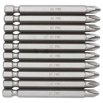 Набор бит PН2&times;75мм 1/4" 10шт S2 (блистер) SIGMA (4010231) 4010231 фото