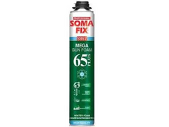 Піна монтажна SOMA FIX професійна MEGA 65 plus (850 мл 65л преміум), зима 61874029.00 фото