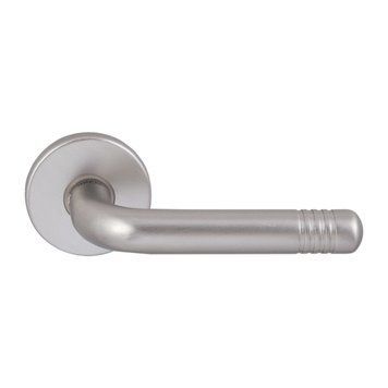 Дверная ручка URFIC 5080, 5095 P5 inox никель R, фолиевая защелка 52173 фото