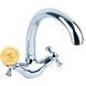 Змішувач PL 1/2" для кухні гусак вухо на гайці AQUATICA PL-4B155C (9777110) 9777110 фото 2