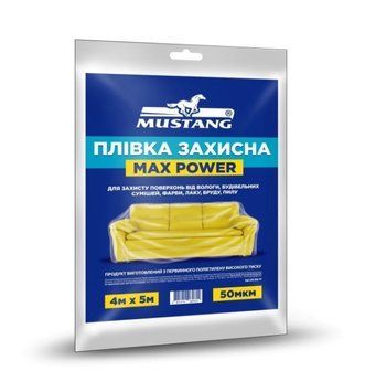 Пленка защитная max power mustang 50мкм 4м*5м 23-50-77 фото