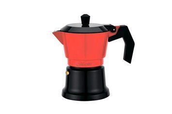 Кофеварка гейзерная алюминиевая Maestro 150мл красная (MR-1657-3) 000082509 фото