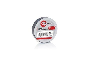 Лента изоляционная Intertool - 25 м черная 17 x 0,15мм 10 шт. 000011578 фото