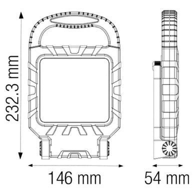 Прожектор світлодіодний PROPORT-20 20W 26613-1 фото
