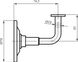 Тримач для перил Amig mod. 25 нержавіюча сталь 8184 фото 2