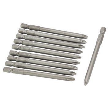 Набор бит PН2&times;90мм 1/4" 10шт S2 (блистер) SIGMA (4010241) 4010241 фото