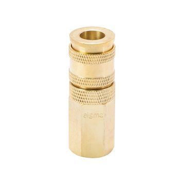 З'єднання швидкознімне посилене з фіксатором FT 3/8" (латунь) SIGMA (7021651) 7021651 фото