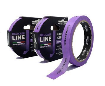 Малярная лента рисовая mustang delicate line фиолетовая 19мм*25м ITWP1925L фото