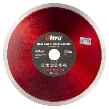 Круг отрезной алмазный универсальный &Oslash;230&times;&times;25.4 (22.2)мм ULTRA (1917962) 1917962 фото